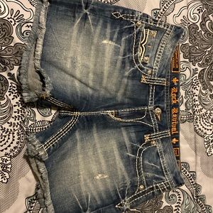 Rock Revival denim shorts light blue